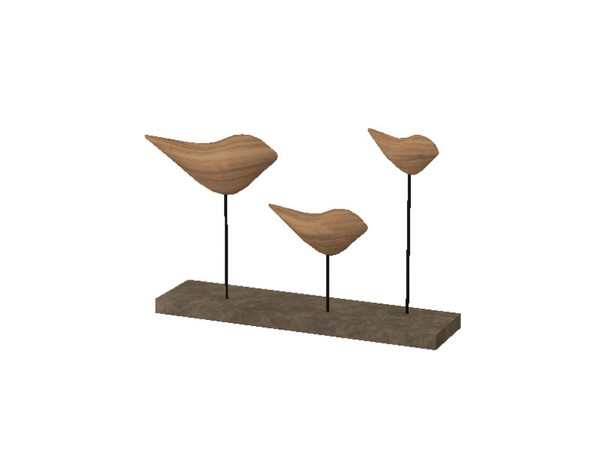 Sims 3 — Zen bedroom birds 2 by Gosik — Made by Gosik at The Sims Resource. TSRAA