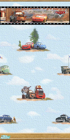 Sims 2 — Cars - wallpaper03 by perelinka — Wallpaper with stripe B.