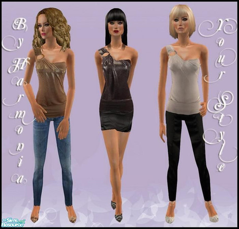 Sims 2 — Your Style by Harmonia — 3 Different everyday outfits...Enjoy