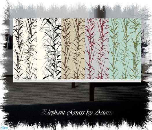 Sims 2 — Elephant Grass by Astarta — Wallpaper