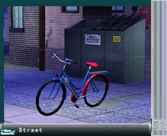 Sims 2 — Street -bicycle by huabanzhu — 