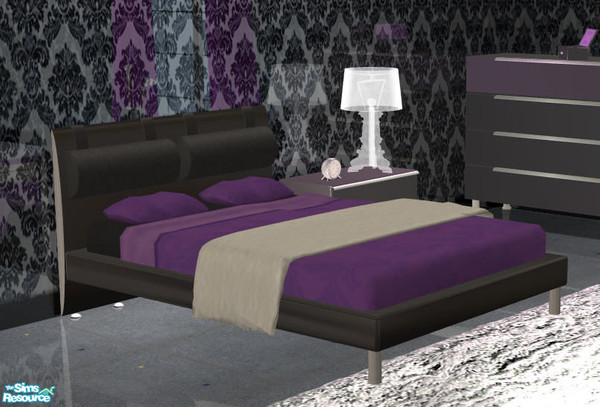 Sims 2 — Bedroom Glamour - Bed by Sasilia — 