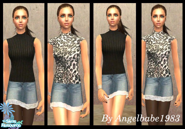 Sims 2 — Rebecca Set by Angelbabe1983 — Here is a set for your Female Adult Sims. It comes in 4 different styles. No mesh