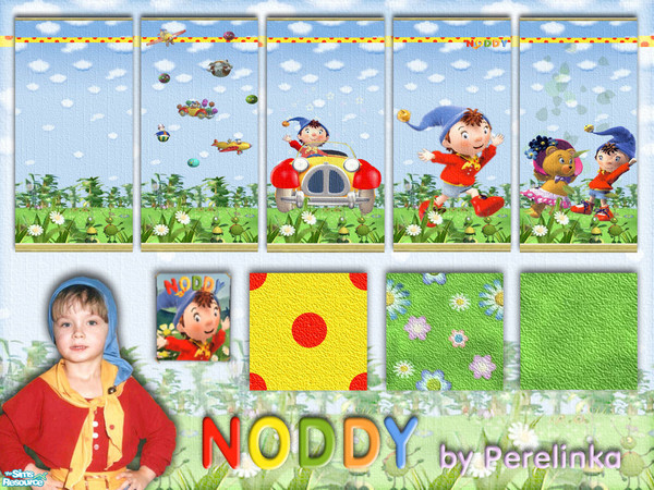 Sims 2 — Dominic\'s Noddy by perelinka — My son\'s favourite cartoons: Noddy.
