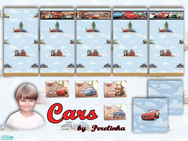 Sims 2 — Dominic\'s Cars by perelinka — First set of my new project: My son\'s favourite cartoons. Set of
