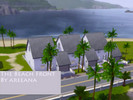Sims 3 — The Beach Front by areeana2 — Three household lot with a community laundry room. Each home has a garage, one