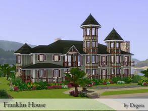 Sims 3 — Franklin House on the Pointe by Degera — Victorian meets modern in this newly refurbished family home, built on
