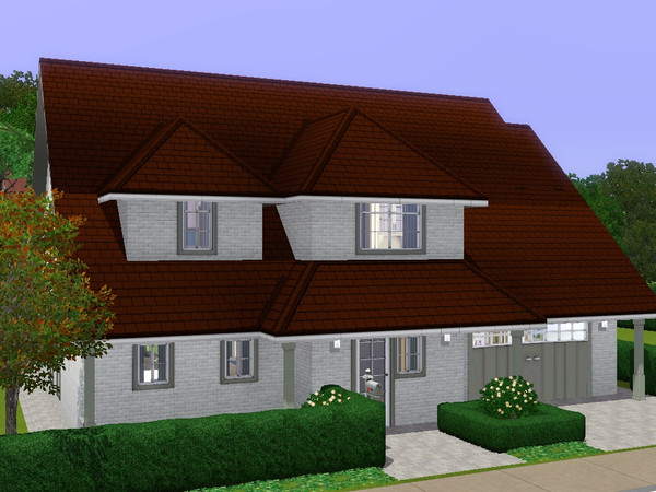 Sims 3 — Carrie by dorienski — A cottage family home with living and dining room, kitchen with breakfast nook, a laundry