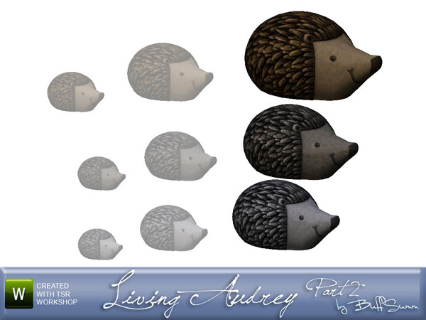 Sims 3 — Audrey Livingroom Hedgehog large by BuffSumm — Decorative object matching the Audrey Livingroom suitable for the