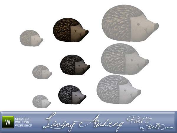 Sims 3 — Audrey Livingroom Hedgehog medium by BuffSumm — Decorative object matching the Audrey Livingroom suitable for