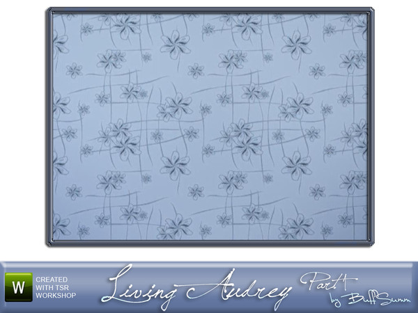 Sims 3 — Audrey Ocean Flower and Stripe by BuffSumm — created by BuffSumm @ TSR