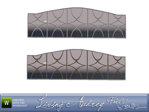 Sims 3 — Audrey Livingroom Firplace Mirror by BuffSumm — Big mirror to place over the fireplace matching the Audrey