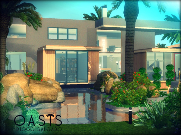 Sims 3 — Oasis by diogosalgado — A fantastic modern house. This house is perfect for elegant Sims who love the comfort