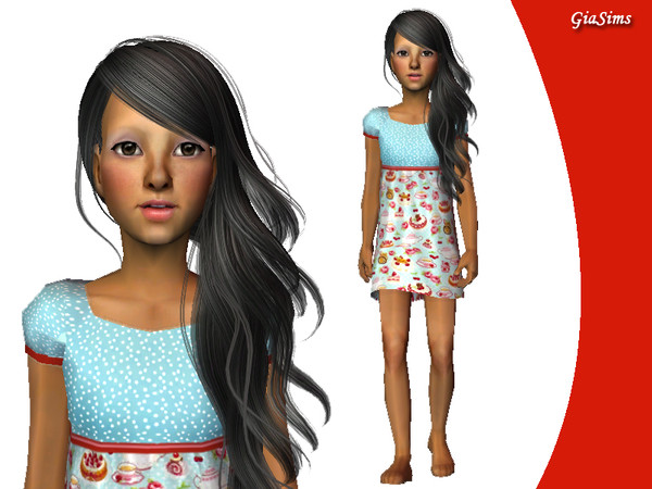 Sims 2 — Cupcake nightgown by giasims — Cupcake nightgown