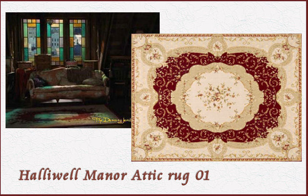 Sims 2 — Halliwell Manor rug attic 01 by thesorceress — This is the second part of the Halliwell Manor Rugs set. All are