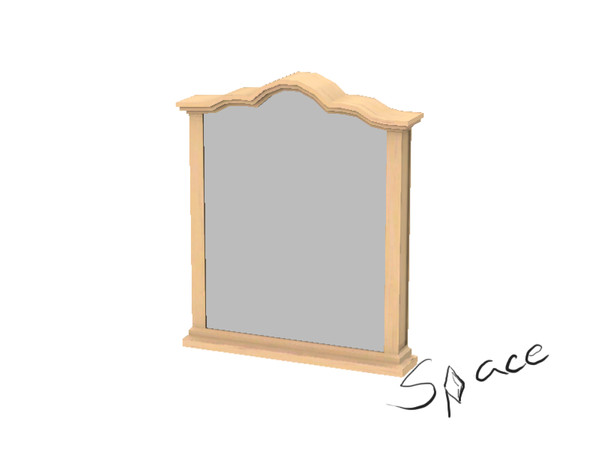 Sims 3 — Rossella bedroom - Mirror by spacesims — This is a lovely mirror to be put on a wall. Your sims will enjoy