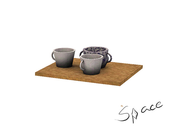 Sims 3 — Rossella bedroom - Tea by spacesims — These are nice tea dishes for cold days when your sims need a hot drink.