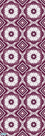 Sims 2 — Studio K Extravagance - Wine by StudioKhagerks — A very loud, make-you-dizzy, but still very cool wallcovering.