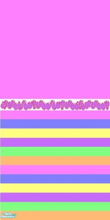 Sims 2 — Rainbow (pastel) set - wall 1 by porcha27 — part of the Rainbow (pastel) set