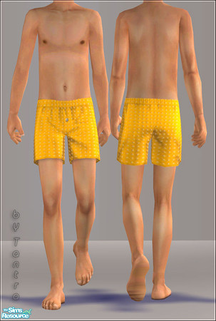 Sims 2 — CM Undies - Yellow by Tantra — 