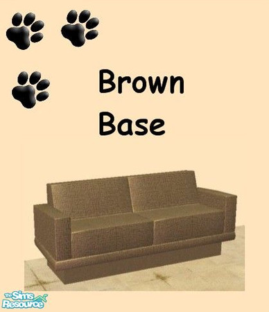 Sims 2 — Mr Section Recolors Part 2 - Brown Mr Section Base by MinnieMinPin — 