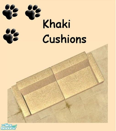 Sims 2 — Mr Section Recolors Part 2 - Khaki Mr Section Cushions by MinnieMinPin — 