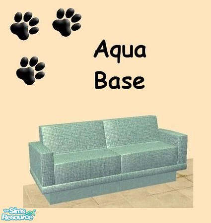 Sims 2 — Mr Section Recolors Part 2 - Aqua Mr Section Base by MinnieMinPin — 