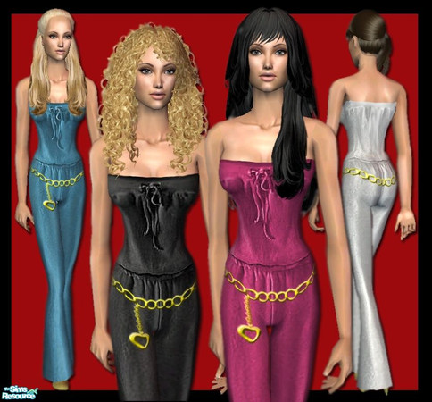 Sims 2 — Retro Jumpsuit Set by nikisatez05 —  
