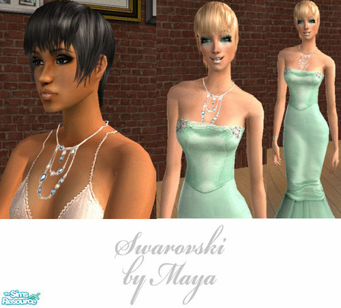 Sims 2 — Swarovski necklace set - nec6 by maya87 — don\'t forget the mesh!!!