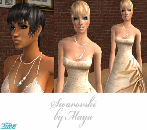 Sims 2 — Swarovski necklace set - nec3 by maya87 — don\'t forget the mesh!!!