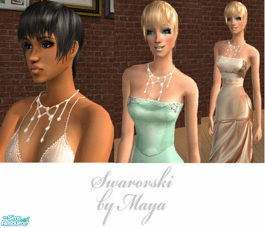 Sims 2 — Swarovski necklace set - nec5 by maya87 — don\'t forget the mesh!!!