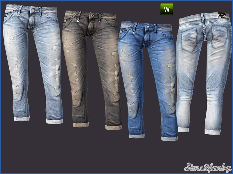 The Sims Resource - 242 Casual jeans