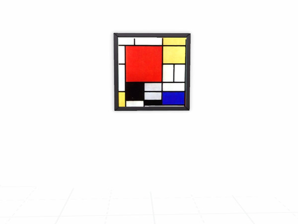 Sims 3 — Painting_DeStijl_byFredbrenny by fredbrenny — Rietveld Dining, De Stijl painting