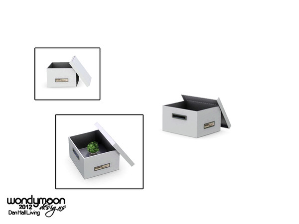 Sims 3 — Dan Storage Box - Open by wondymoon — - Dan Hall Living - Storage Box - Open - wondymoon@TSR - August'2012