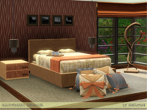 Sims 3 — Cappuchino Bedroom by mensure — The Cappuccino bedroom is modern, elegant, and sophisticated. It is the best