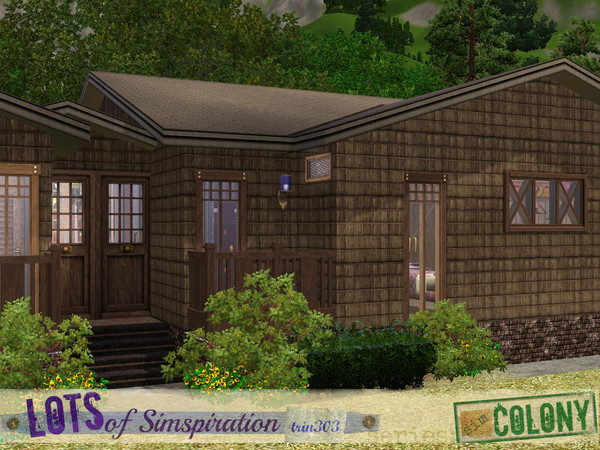 Sims 3 — Girls' Dormitory by trin3032 — Welcome to the Colony! A dormitory for your school grounds, barracks, or colony.