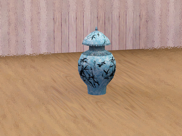 Sims 3 — Asian Inspired Living Vase by TheNumbersWoman — Zen and relaxation are key to eternal happiness. Relax with this