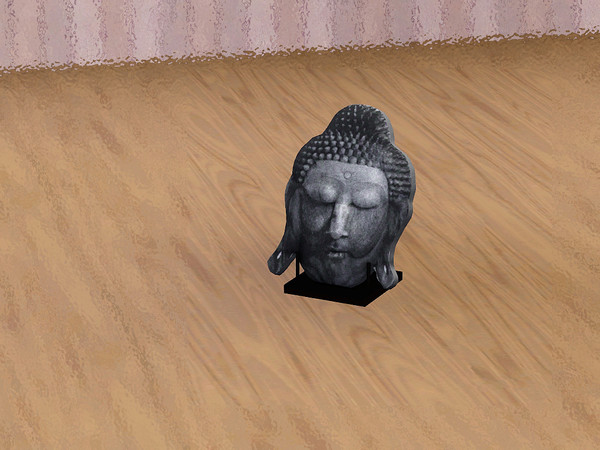 Sims 3 — Asian Inspired Living Standing Mask by TheNumbersWoman — Zen and relaxation are key to eternal happiness. Relax