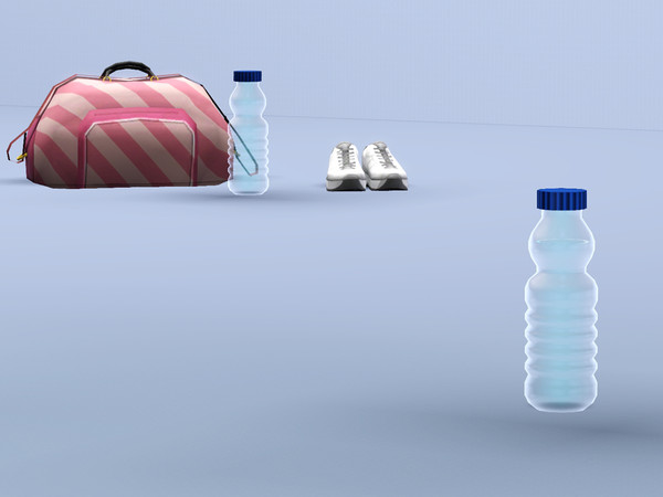 Sims 3 — Water Bottle by Cyclonesue — Suitable for purists and health freaks everywhere. Everyone else meet at the bar
