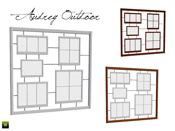 Sims 3 — Audrey Outdoor Roomdivider by BuffSumm — Roomdivider matching the *Audrey Outdoor Set* appendent to the *Audrey