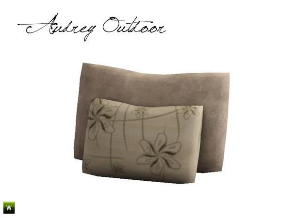 Sims 3 — Audrey Outdoor Loungechair Pillow by BuffSumm — Pillow for the loungechair matching the *Audrey Outdoor Set*