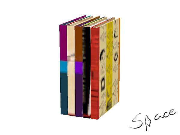 Sims 3 — Orange delight teen room - Books by spacesims — Lovely books for your sim to read when they can't sleep. They