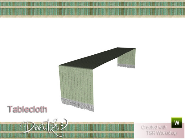 Sims 3 — Cottage Outdoor Tablecloth by deeiutza — By deeiutza @TSR