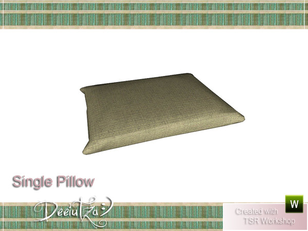 Sims 3 — Cottage Outdoor Single Pillow by deeiutza — By deeiutza @TSR