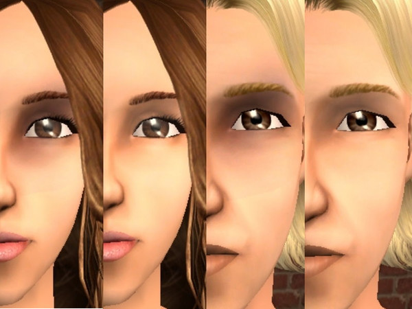 Sims 2 — Black Eye by zaligelover2 — Sims will appear to have a black eye while wearing this \"blush\".