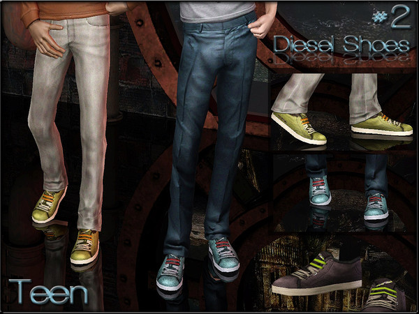 Sims 3 — ShoesSet2_Diesel-2_Teen by Shojoangel — Hi,recolorable...Male only...enjoy :)