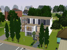 Sims 3 — Summer Mansion by toniroma2 — Has 3 car spaces with a garage,2 outdoor area's,2 master bedroom's,2 full bath's,
