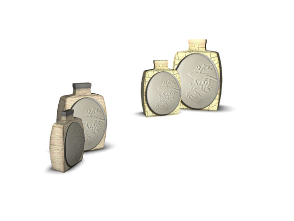 Sims 3 — Nadameru Bath Vases by wolfspryte — part ofthe Nadameru Bath Collection Nadameru - Soothing Place... and that's