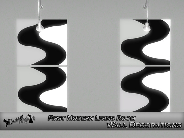 Sims 3 — First Living Room-Wall Decoration 1 by DarkNighTt — Custom mesh by me. (Fully) Created by Darknight.