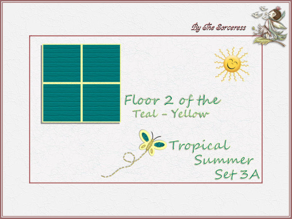 Sims 2 — JJs Floor 2 T_Y Tropical Summer set 3A by thesorceress — This is the first part of the third set in The Tropical